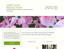 Tablet Screenshot of happygoatproductions.com